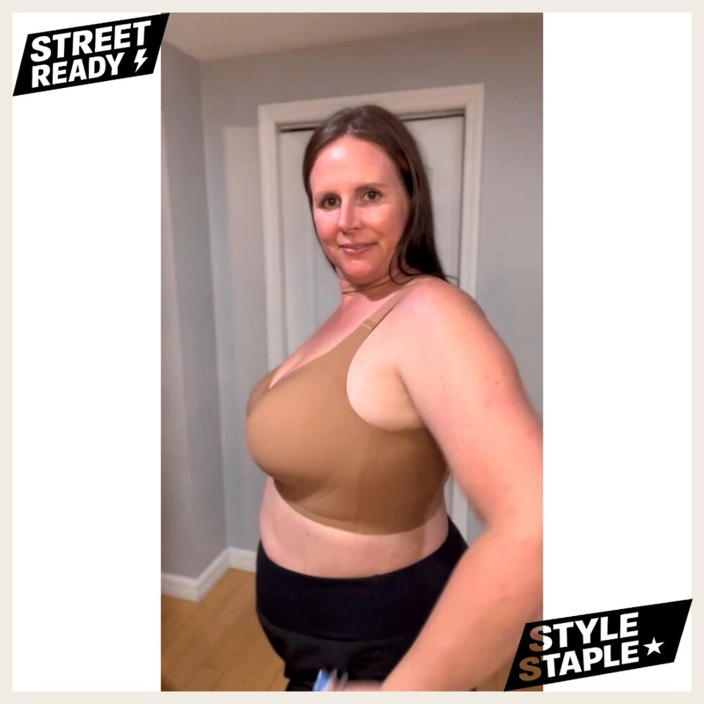 Wireless Push Up Bra Full Coverage Supportive Sea… - image 7